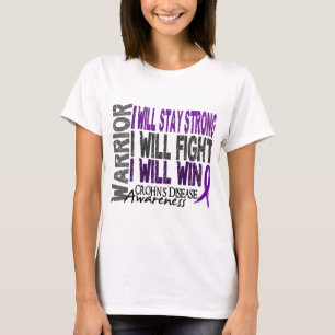 Camiseta Guerreiro da doença de Crohn