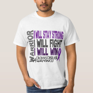 Camiseta Guerreiro da doença de Crohn