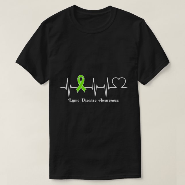 Camiseta Guerreiro da Doença de Lyme pulsante (Frente do Design)