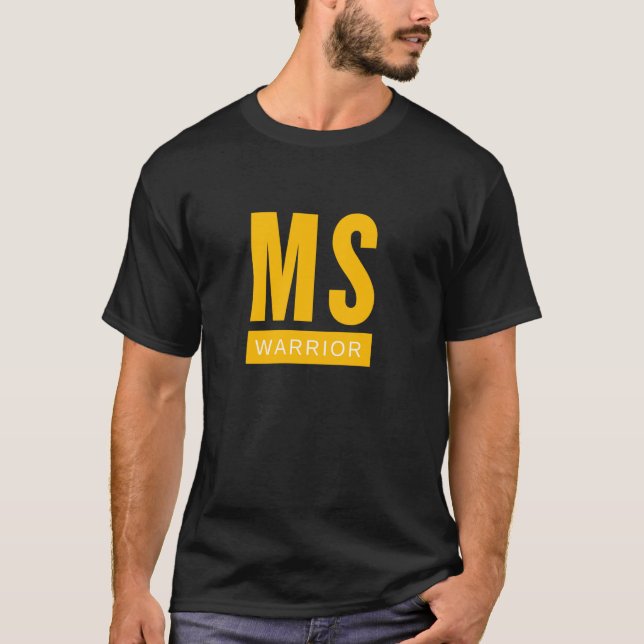 Camiseta Guerreiro da EM Conscientização da Esclerose Múlti (Frente)
