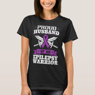 Camiseta Guerreiro da Epilepsia Marido Distúrbio de Crise E