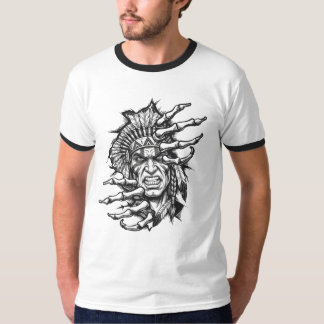 Camiseta Guerreiro da Herança Nativa Americana
