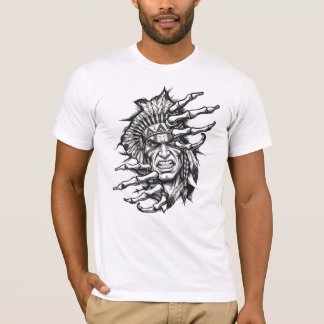 Camiseta Guerreiro da Herança Nativa Americana