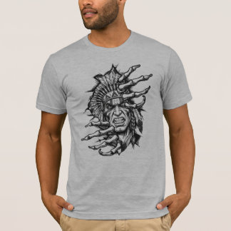 Camiseta Guerreiro da Herança Nativa Americana