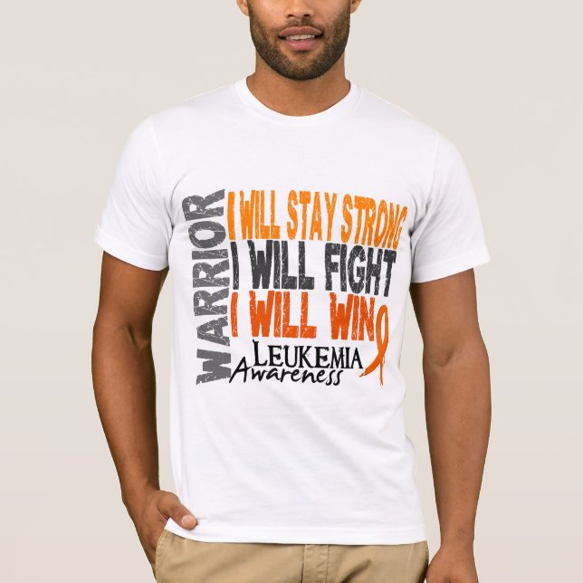 Camiseta Guerreiro da leucemia (Frente)