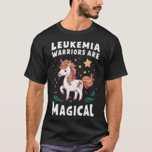 Camiseta Guerreiro da Leucemia Magia Unicórnio Laranja Fita