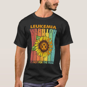 Camiseta Guerreiro da Leucemia Não é para o Fraco Suporte