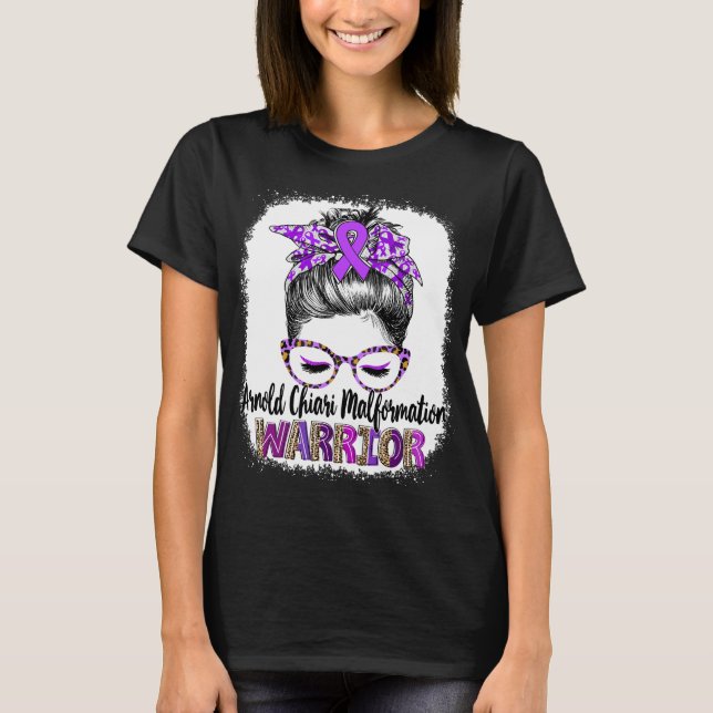 Camiseta Guerreiro da Malformação de Arnold Chiari com Coqu (Frente)