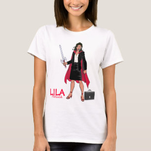 Camiseta Guerreiro da mulher de negócio