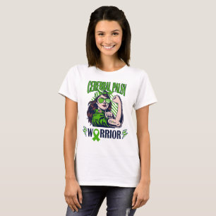 Camiseta Guerreiro da paralisia cerebral Acredite e lute