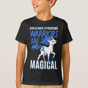 Camiseta Guerreiro da Síndrome de Angelman Boneco Feliz Uni
