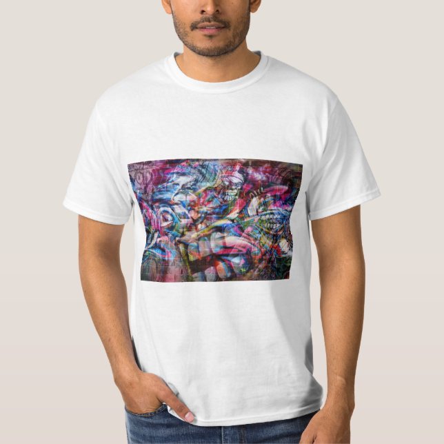 Camiseta Guerreiro de arte sorridente (Frente)
