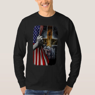 Camiseta Guerreiro De Deus De Jesus Cristão Leão De Judá EU
