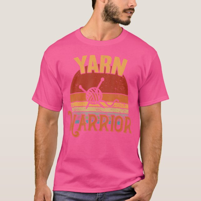 Camiseta Guerreiro de Fio Tecer Fio Crochê (Frente)