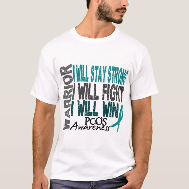 Camiseta Guerreiro de PCOS (Frente)