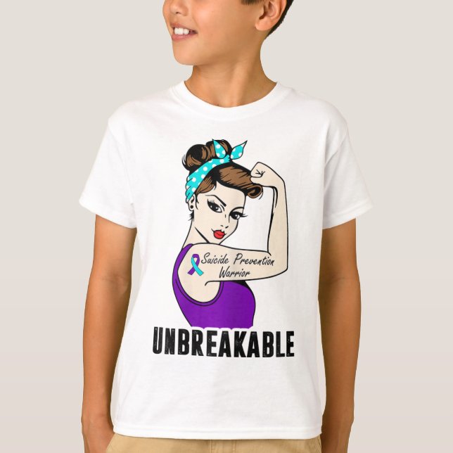 Camiseta Guerreiro de Prevenção ao Suicídio - Perfeito Str. (Frente)