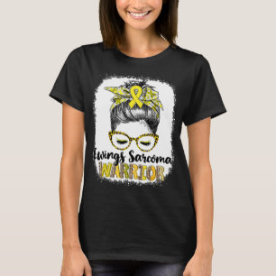 Camiseta Guerreiro de Sarcoma de Ewing com Coque Desarrumad