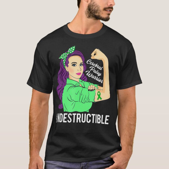 Camiseta Guerreiro de Sensibilização da Célula Cerebral Ind (Frente)
