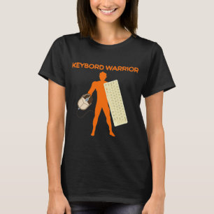 Camiseta Guerreiro de teclado Legal Design engraçado