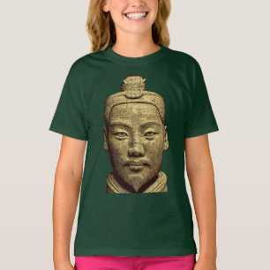 Camiseta Guerreiro de Terracota - Arte Dourada Antiga