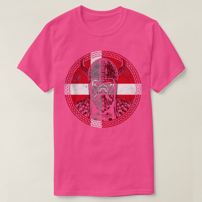 Camiseta Guerreiro Dinamarquês Viking 3 (Frente do Design)