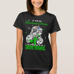 Camiseta Guerreiro Divertido da Doença Mitocondrial da Preg