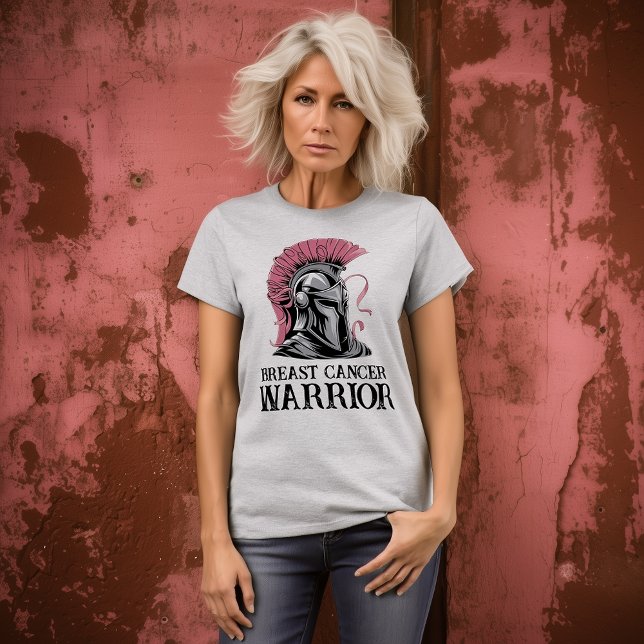 Camiseta Guerreiro do Cancer da Mama (Criador carregado)