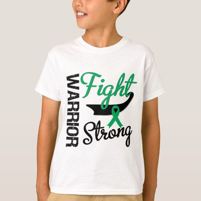 Camiseta Guerreiro do câncer de figado (Frente)