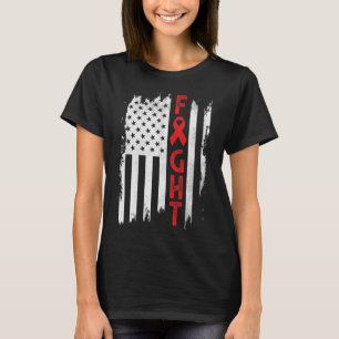 Camiseta Guerreiro do Câncer de Sangue Conscientização do C