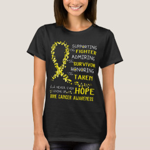 Camiseta Guerreiro do Cancer Ósseo que suporta a luta