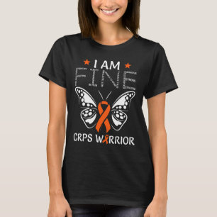 Camiseta Guerreiro Do Crps Sou Bela Borboleta Laranja Rsd
