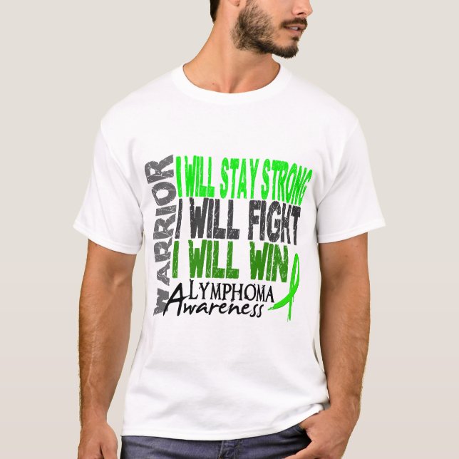 Camiseta Guerreiro do linfoma (Frente)