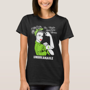 Camiseta Guerreiro do linfoma não-hostil Conscientização