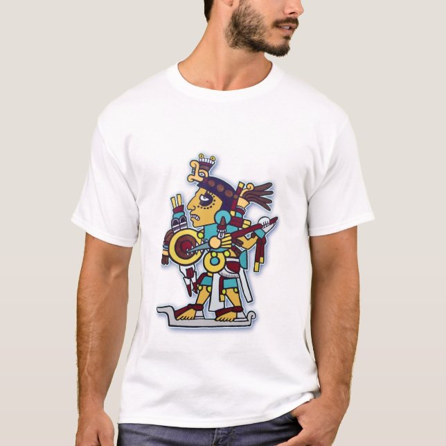 Camiseta guerreiro do mixtec (Frente)