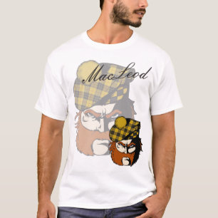 Camiseta Guerreiro do Scottish de MacLeod do clã