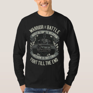 Camiseta Guerreiro do Tanque de Batalha T-Shirt