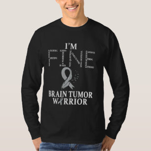 Camiseta Guerreiro do Tumor do Cérebro Eu estou bem