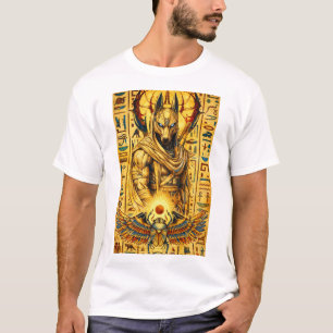 Camiseta Guerreiro Egípcio Antigo – Anubis Guardião & Sagra