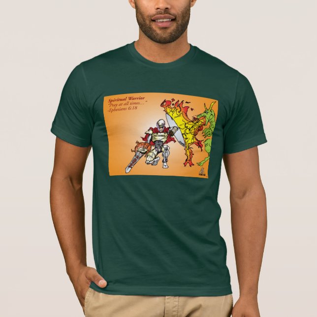 Camiseta Guerreiro espiritual pela fé (Frente)