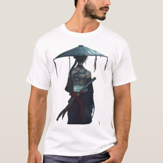 Camiseta Guerreiro Feudal Samurai 1X00005 BRANCO SEM FUNDO