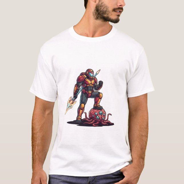 Camiseta Guerreiro Ficção Científica (Frente)
