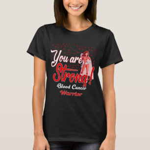 Camiseta guerreiro forte dos canceres de sangue