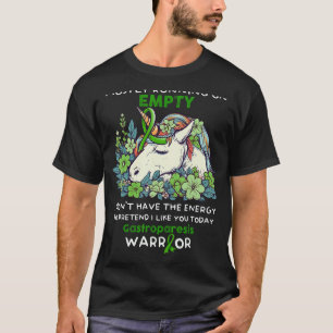 Camiseta guerreiro gastroparese unicórnio correndo em mim