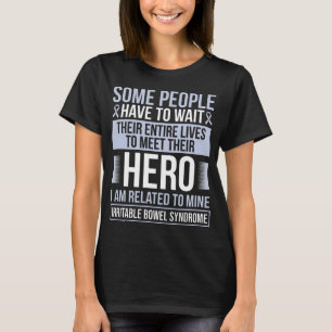 Camiseta Guerreiro IBS da Fita da Síndrome de Bowel Irrit