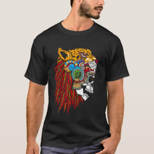 Camiseta Guerreiro Jaguar Orgulho Mexicano Guerreiro Jaguar
