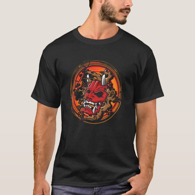 Camiseta Guerreiro Japonês Mempo Samurai Shinobi Warrio (Frente)