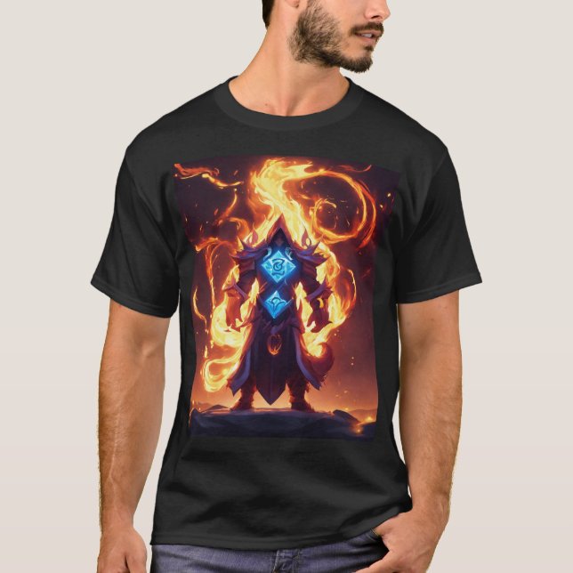 Camiseta Guerreiro lendário (Frente)
