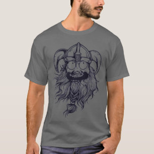 Camiseta Guerreiro Louco Viking Helm Nordic Berserker