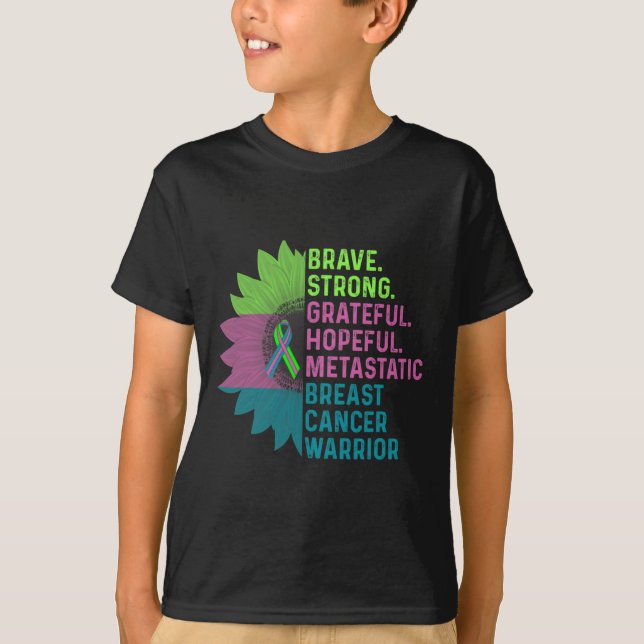 Camiseta Guerreiro Metastático de Cuidados de Consciência d (Frente)