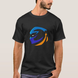 Camiseta guerreiro ninja mínimo no peito 